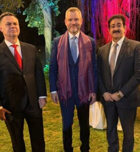 Dr Sandeep Marwah - HE Peter Pellegrini (3)